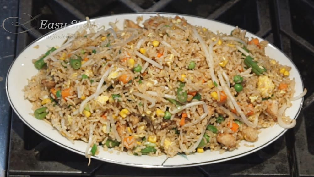 Foto de Arroz frito con vegetales